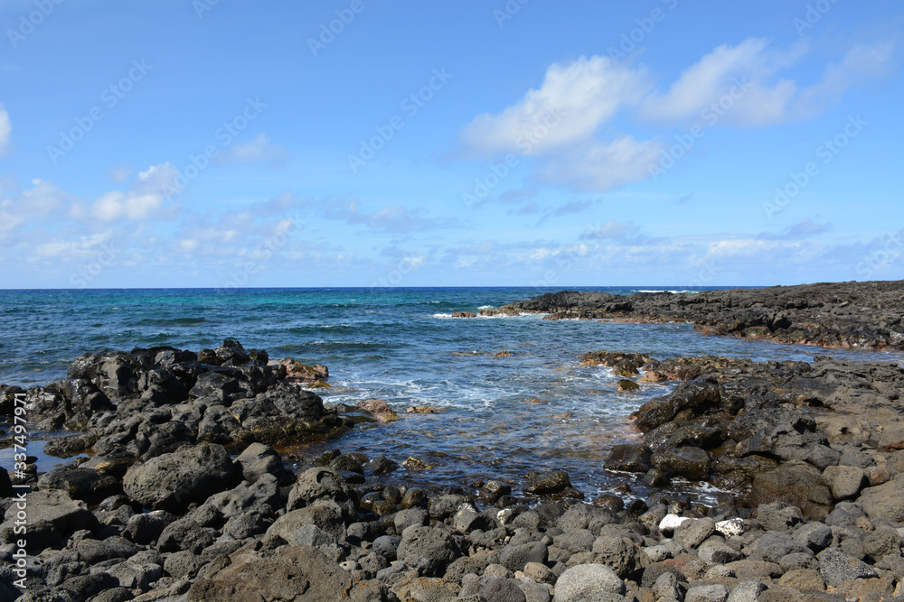 rocks and waves on the beach rocks and waves on the beach