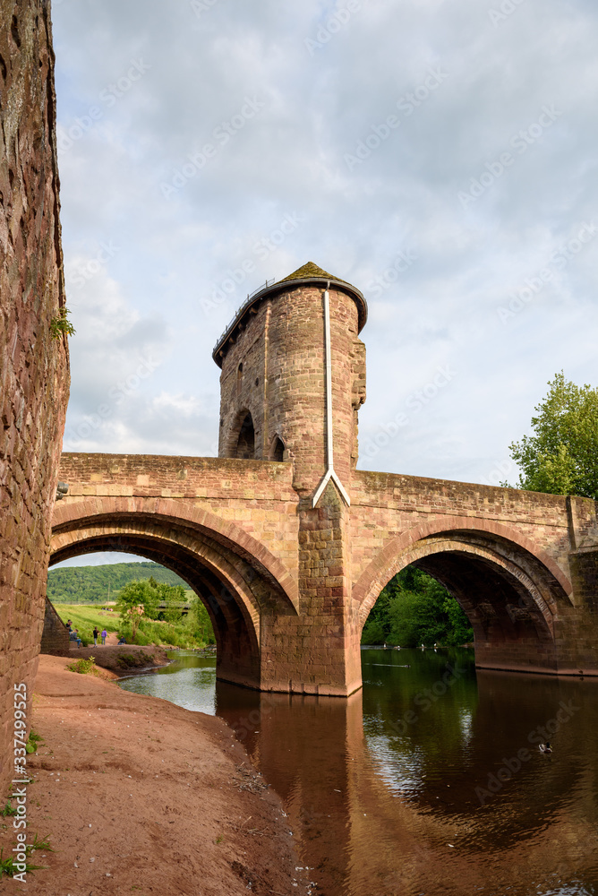 The arches of Monnow Bridge
