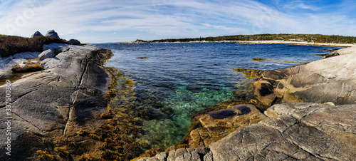 Bild auf Leinwand Ocean View of Peggy's Cove in Halifax, Nova Scotia, Canada
