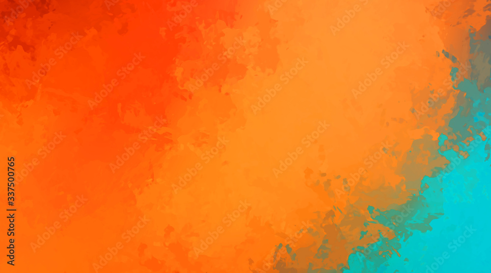 Brushed Painted Abstract Background. Brush stroked painting. Artistic vibrant and colorful wallpaper.