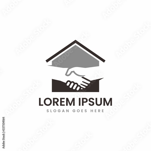 Realtor symbol sign vector for real estate logo design