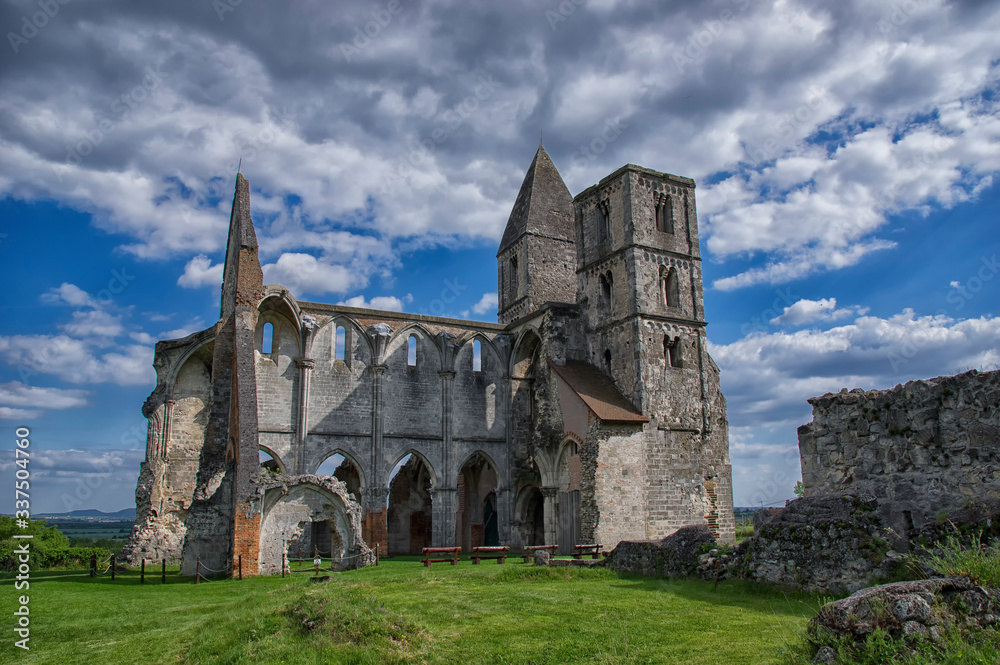 Ruins of a Premontre monastery church - Zsambek , Hungary