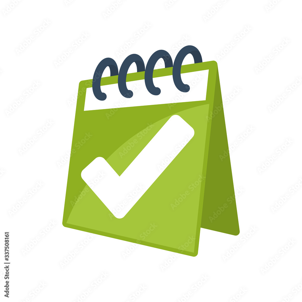 Illustration icon for evaluation schedule. Illustration icon for evaluation schedule.