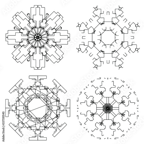 Mandala vector. Round Ornament Pattern. Vintage decorative elements. Hand drawn background. Islam, Arabic, Indian, ottoman motifs.