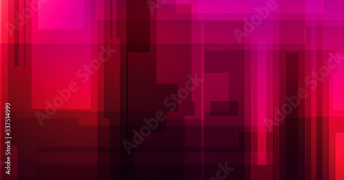 Abstract background with layered geometric pattern. Vibrant colorful geometrical wallpaper.