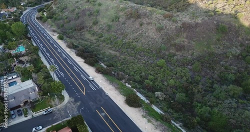 American Neighborhood Aerial 4k hd photo