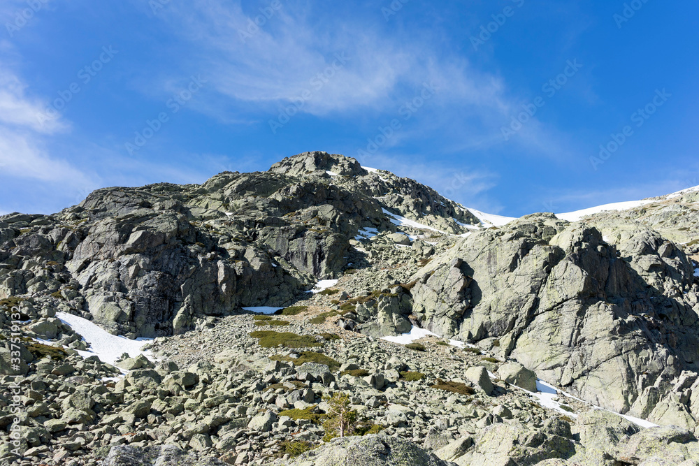 image of tundra mountain summit in the sierra de madrid image of tundra mountain summit in the sierra de madrid