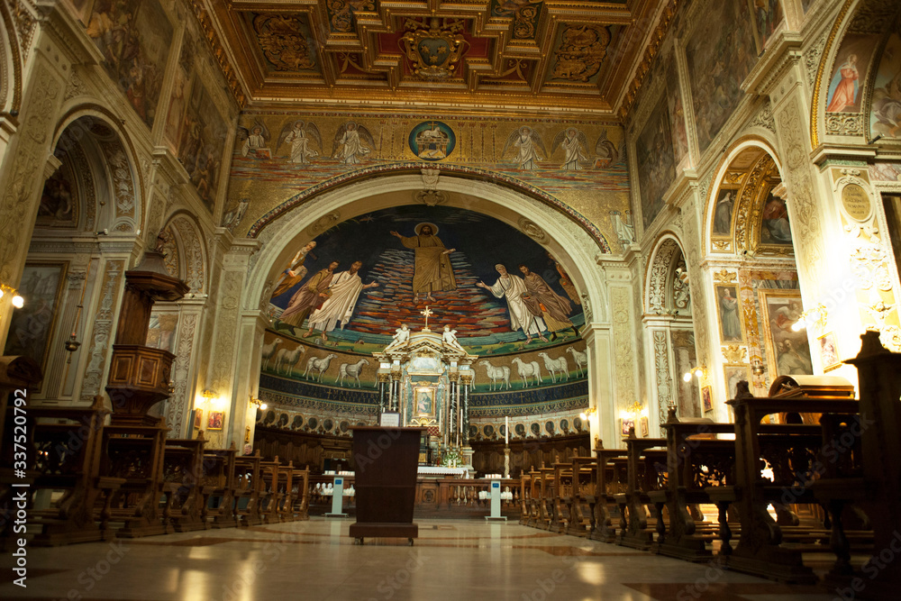 interior of cathedral 