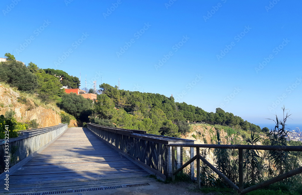 bridge in the mountains