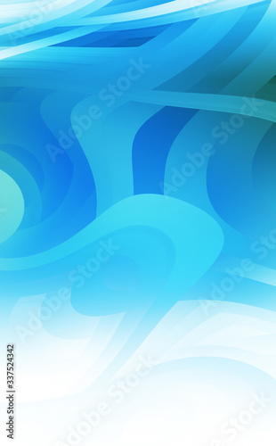 Fototapeta Naklejka Na Ścianę i Meble -  Dynamic trendy simple fluid color gradient abstract cool background with overlapping line effects.  Illustration for wallpaper, banner, background, card, book, pamphlet,website. 2D illustration..