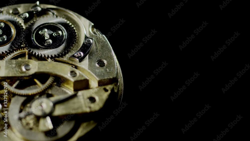 mechanism of an antique pocket watch mechanism of an antique pocket watch