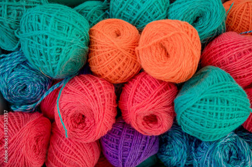 colored yarn for background
