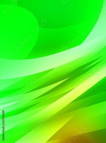 Abstract background with colorful gradient. Vibrant graphic wallpaper with stripes design. Fluid 2D illustration of modern movement.