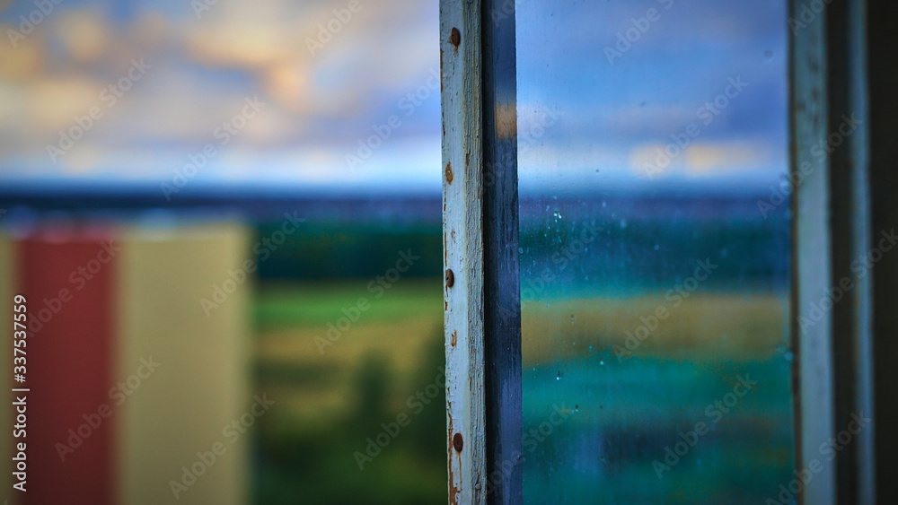 Fototapeta premium Wooden balcony