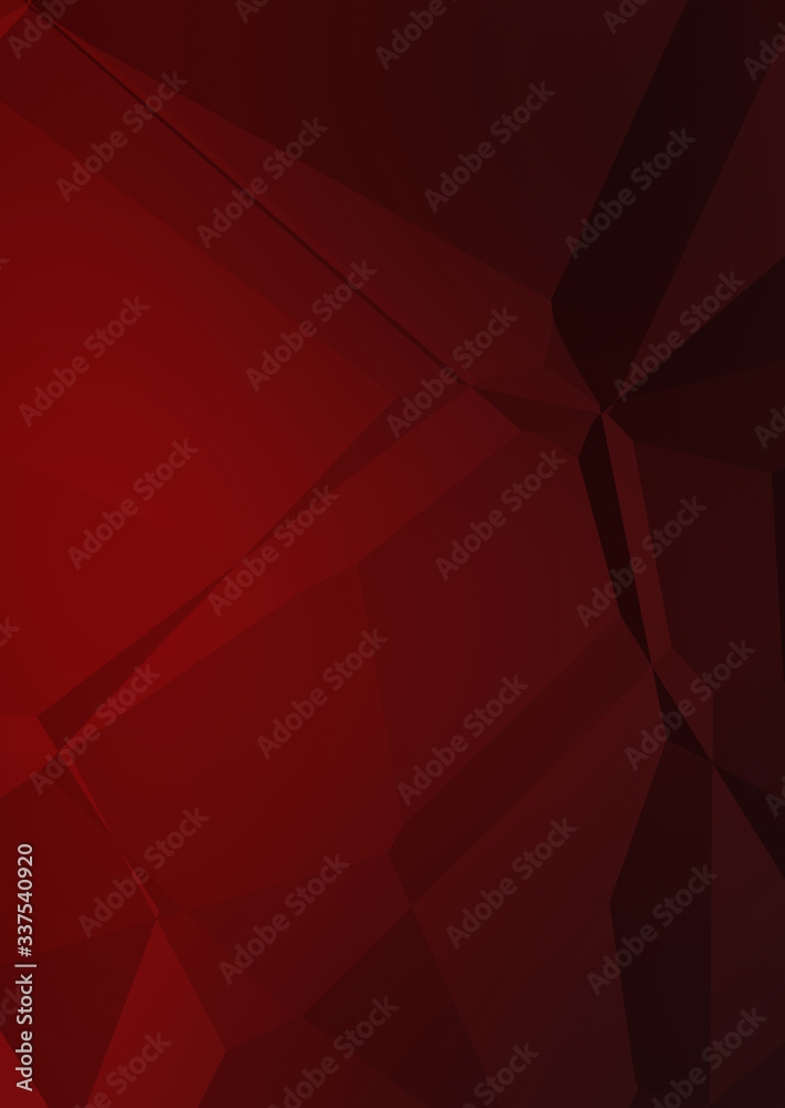 Obraz premium Polygonal background. Colorful wallpaper with geometric design. Digital 3d illustration.