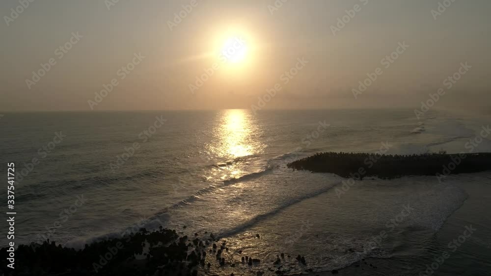 sunset at the beach