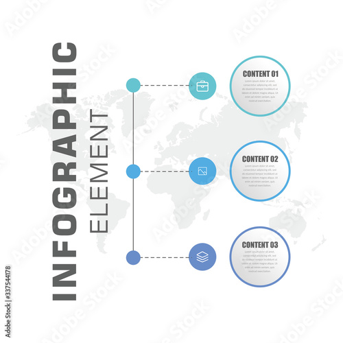 Modern Infographic Element for Business