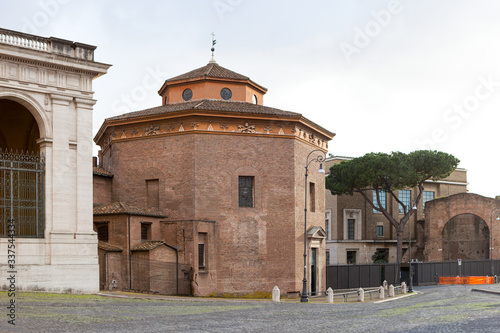 Lateran Baptistery of the Archbasilica of Saint John Lateran. Rome, Italy photo