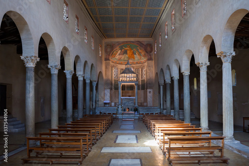 San Giorgio in Velabro interior. Rome, Italy photo