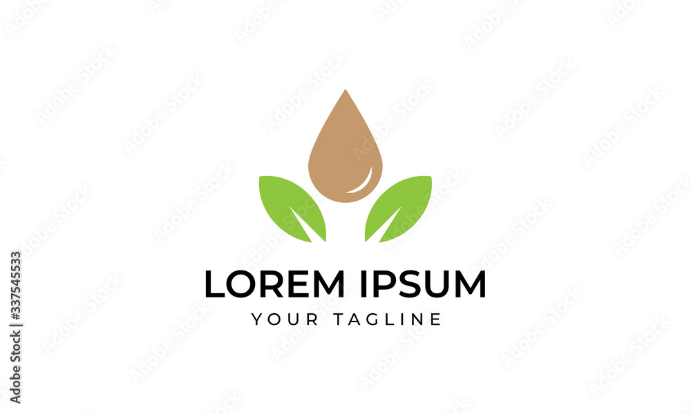 Fototapeta premium eco friendly logo