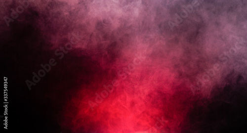 Red smoke and black scene © kongrit