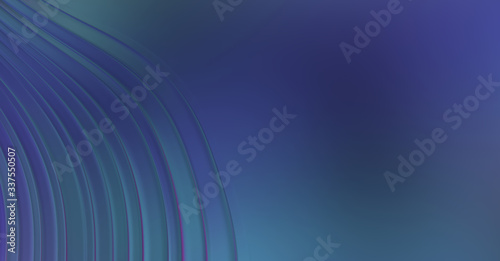 Beautiful sophisticated background. Minimalist design with colorful shapes and lines. Cool simple abstract wallpaper. 2D illustration graphic with minimal swirly pattern.