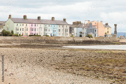 Coloured houses on the beach 