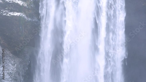 A view of Skógafoss, Iceland