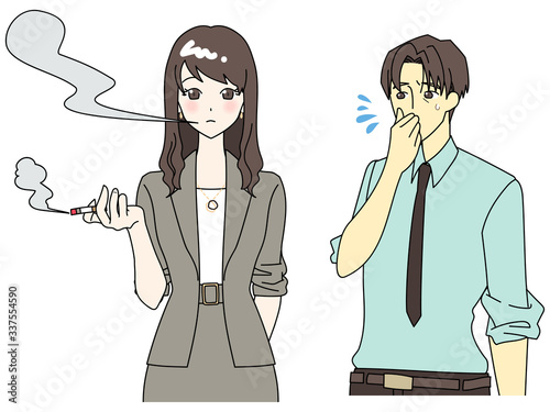 Smoking women and hated men