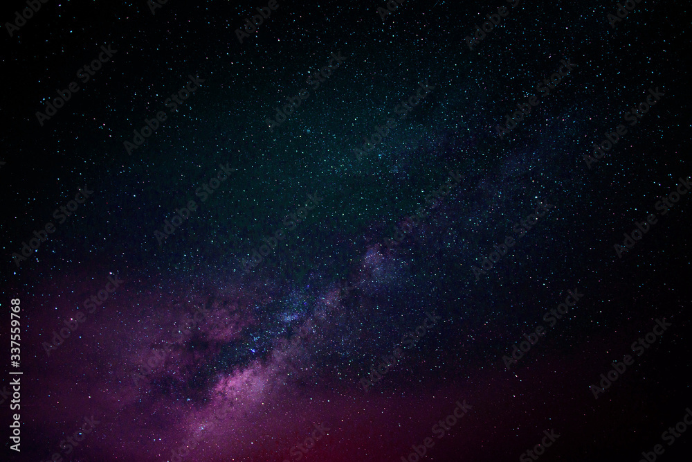 dark blue and purple space sky galaxy and stars Beautiful Universe. Space  background with galaxy in black. Stock Photo | Adobe Stock