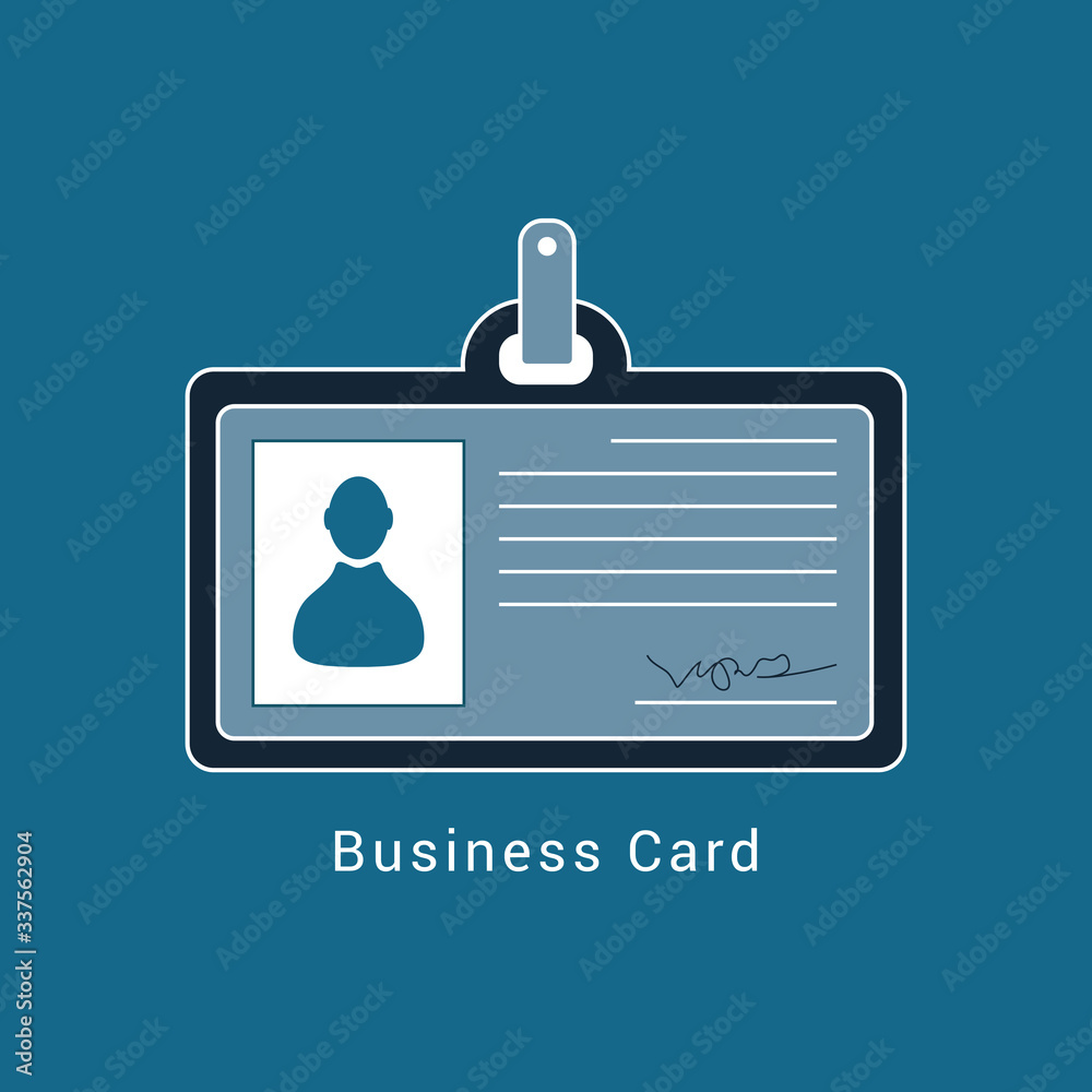 business ID card icon business ID card icon