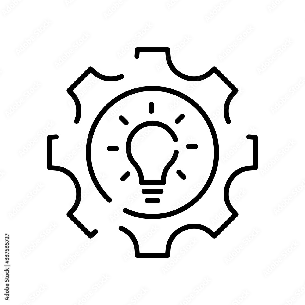 Intelligent Energy Control Vector Icon Intelligent Energy Control Vector Icon