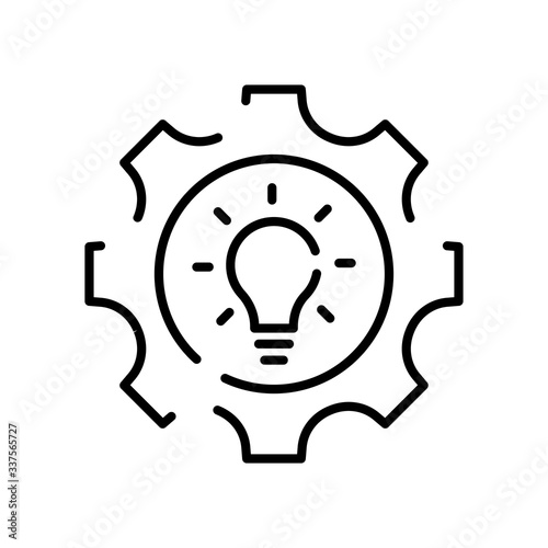 Intelligent Energy Control Vector Icon