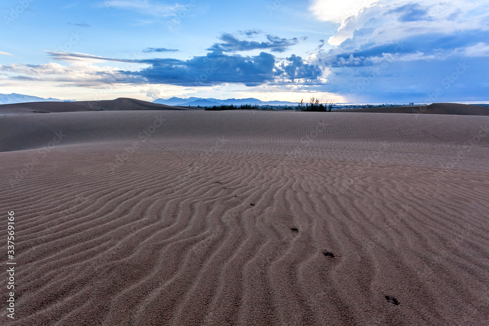Fototapeta premium Farmous travel location, Nam Cuong sand hill, Phan Rang city, Ninh Thuan province, Vietnam