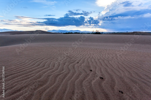 Farmous travel location  Nam Cuong sand hill  Phan Rang city  Ninh Thuan province  Vietnam