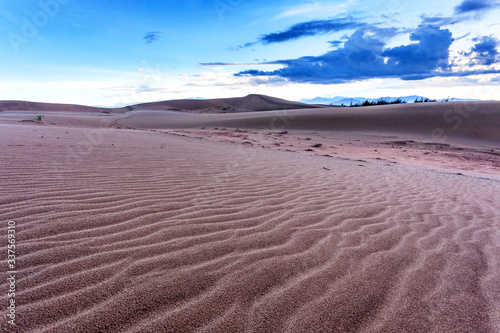 Farmous travel location, Nam Cuong sand hill, Phan Rang city, Ninh Thuan province, Vietnam photo