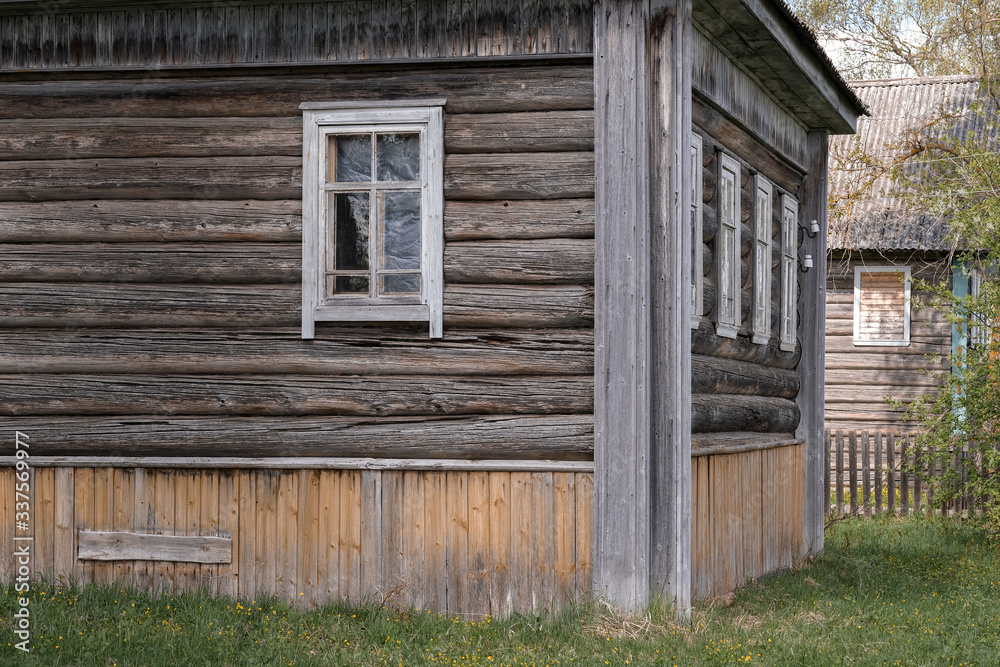 old wooden house