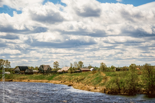 landscape with clouds and sky