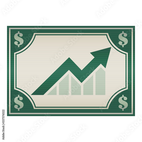 stock market share in color
