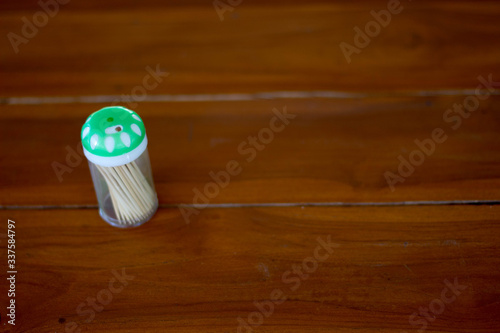 toothbrush with toothpaste on white background