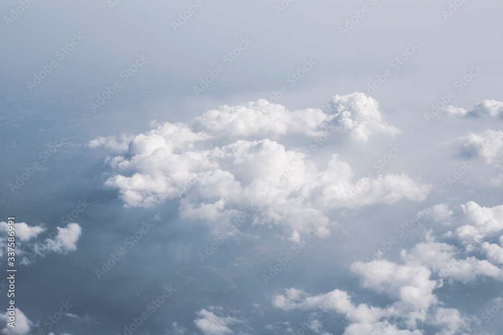 Cloudscape background scenery over the sky, view from the plane. Cloudscape background scenery over the sky, view from the plane.