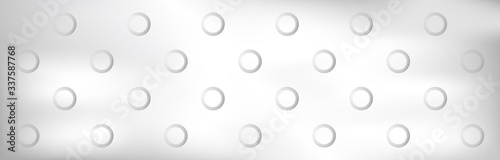 steel dotted metal. Banner background texture