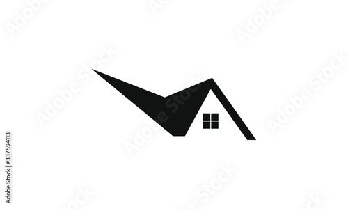 roof logo simple home