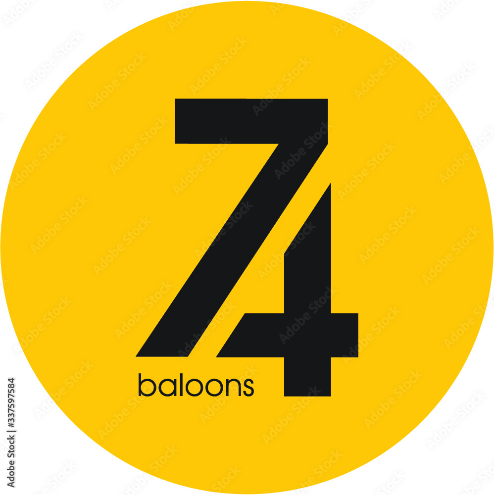 Fototapeta premium 74 logo koncepcja