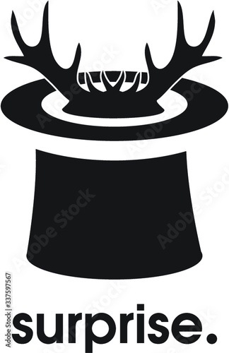 Czarodziejski jeleń - biznes logo koncepcja