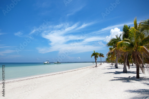 Fototapeta Naklejka Na Ścianę i Meble -  beautiful beach of Cayo Blanco island in Cuba