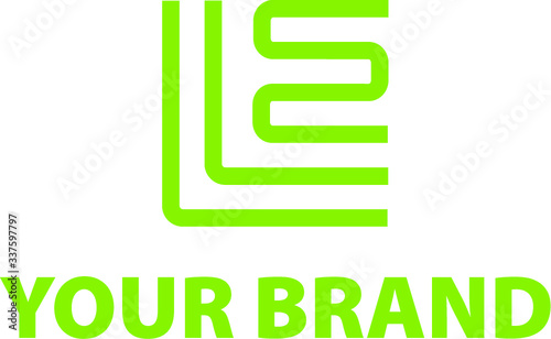 LE logo koncepcja