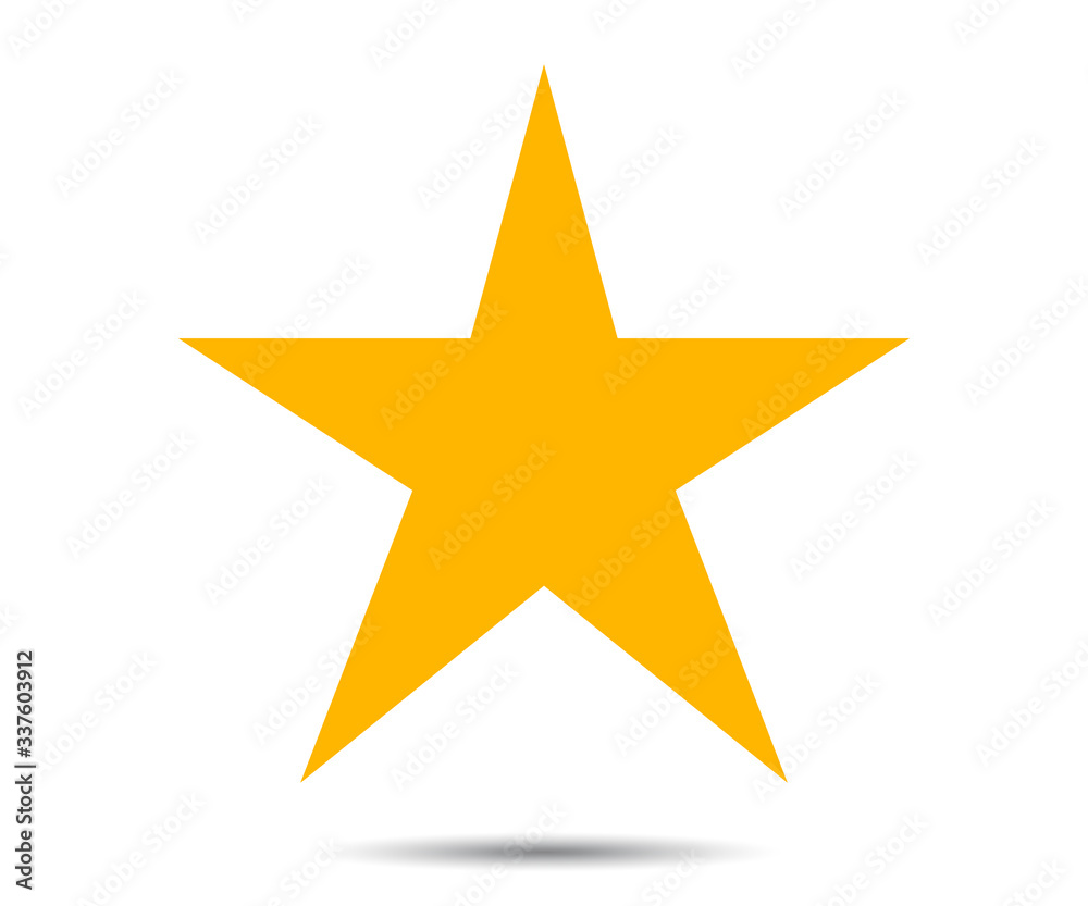 Obraz premium Clasic star Icon Vector, logo flat eps, illustration