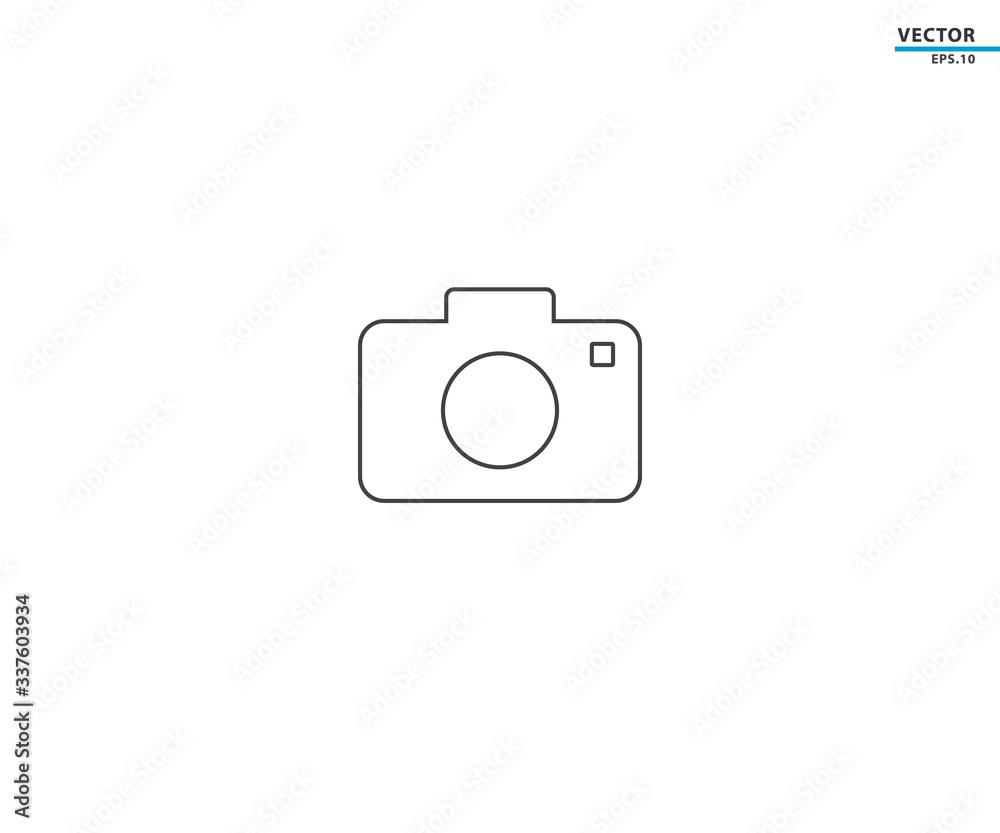 Camera icon symbol, logo Vector illustration Camera icon symbol, logo Vector illustration