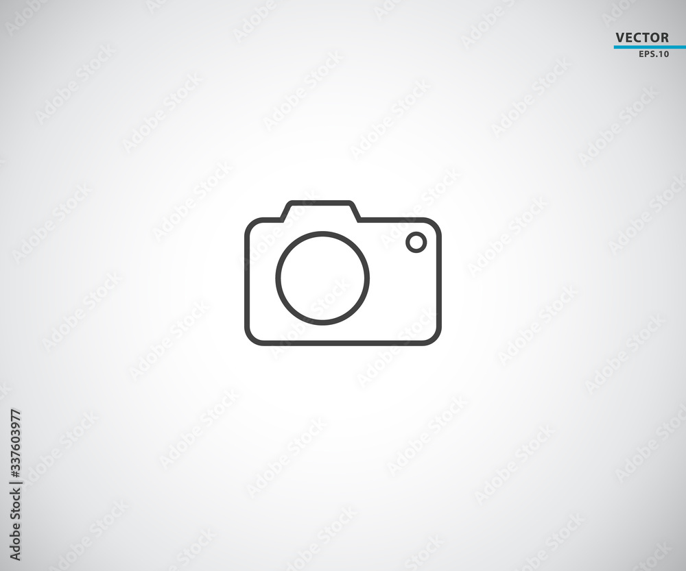 Camera icon symbol, logo Vector illustration Camera icon symbol, logo Vector illustration